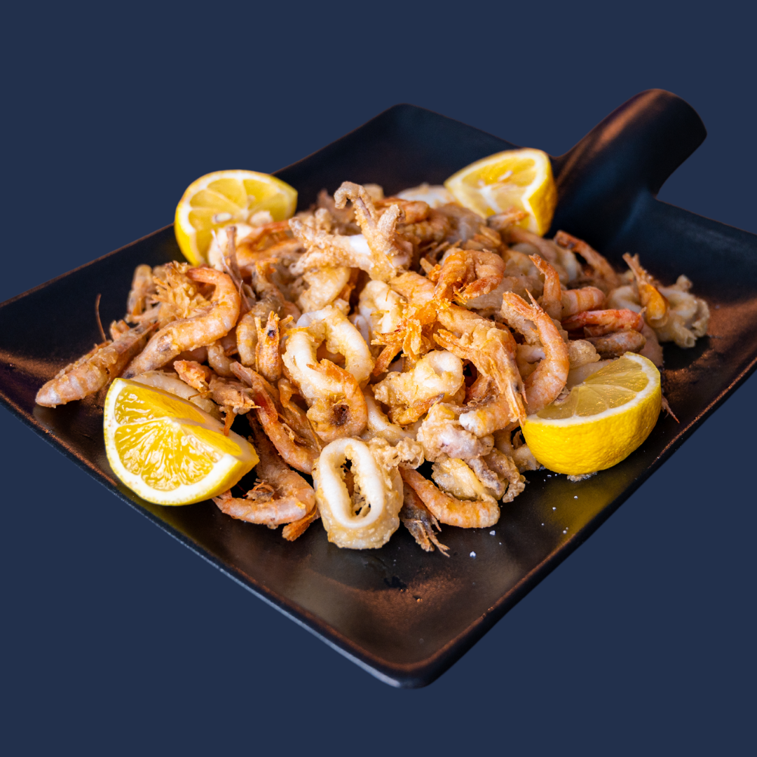 FRITTURA DI CALAMARI E GAMBERI