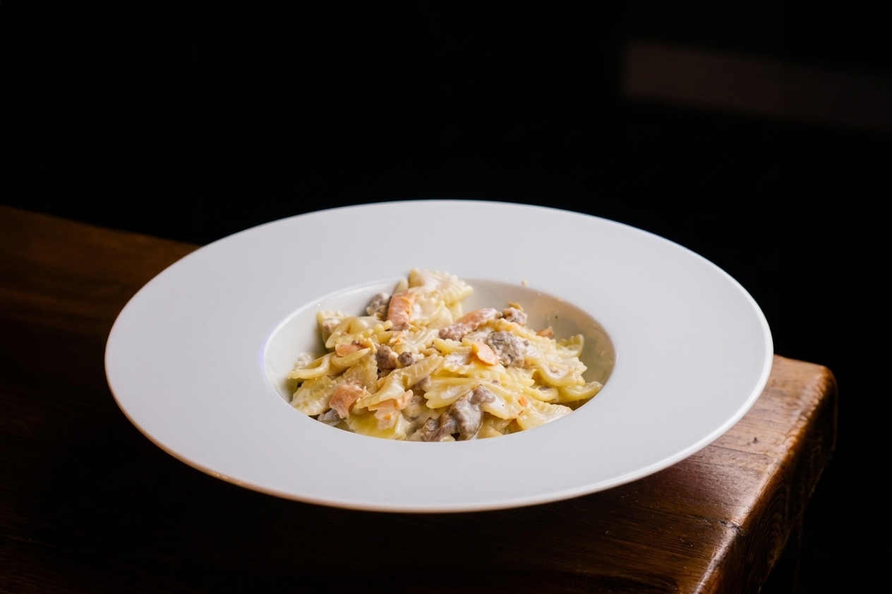 FARFALLE PANNA E SALMONE